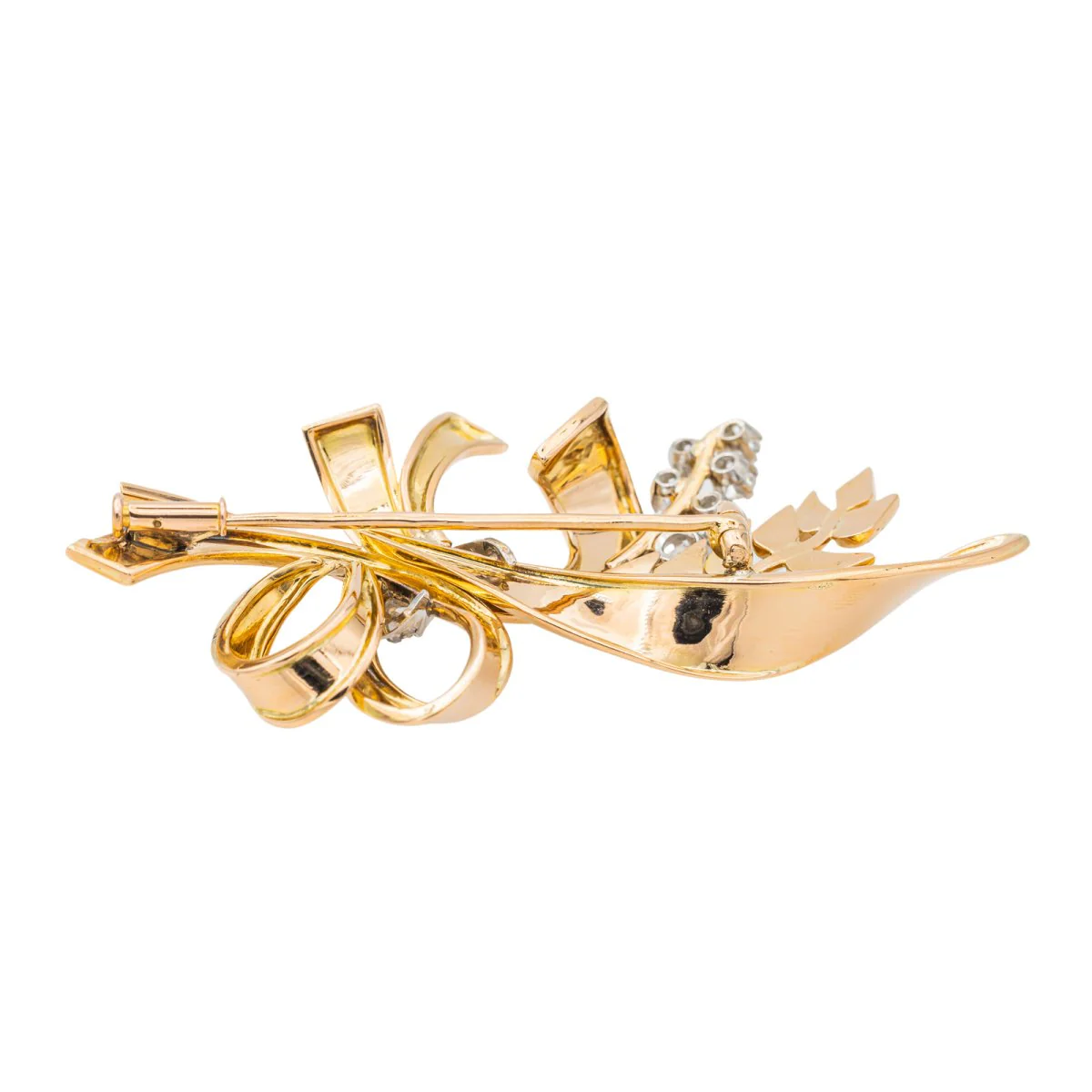 Broche Or rose Diamant - Image 6