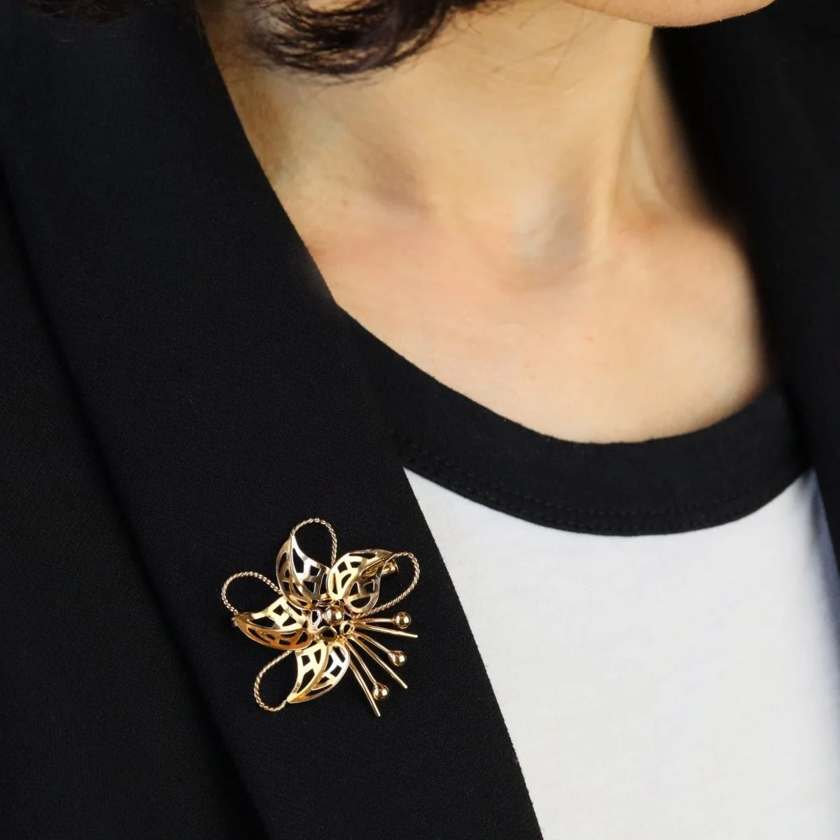 Broche Épingle en or jaune - Image 2