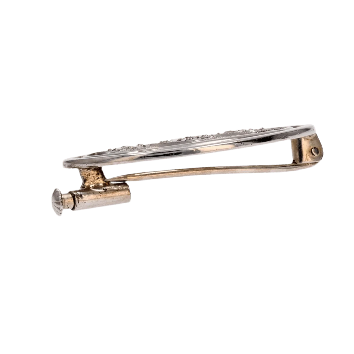 Broche Épingle en or blanc et diamants - Image 3