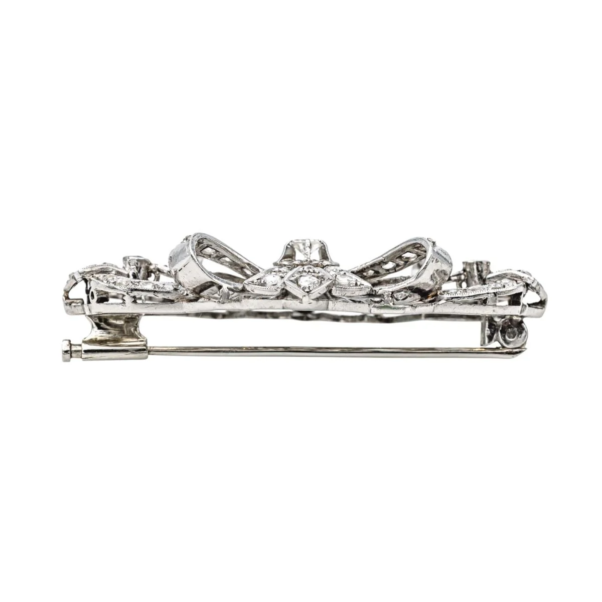Broche Épingle en palladium et diamants - Image 4