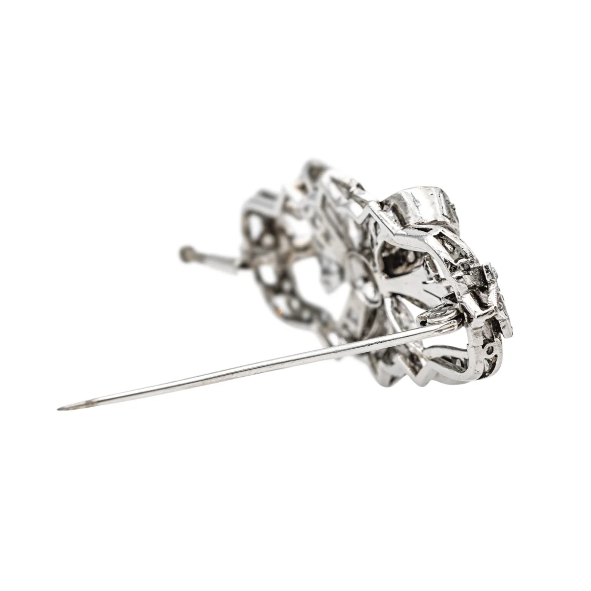 Broche Épingle en palladium et diamants - Image 7