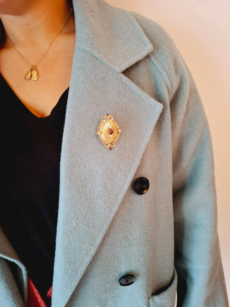 Broche Pendentif en or rose - Image 11
