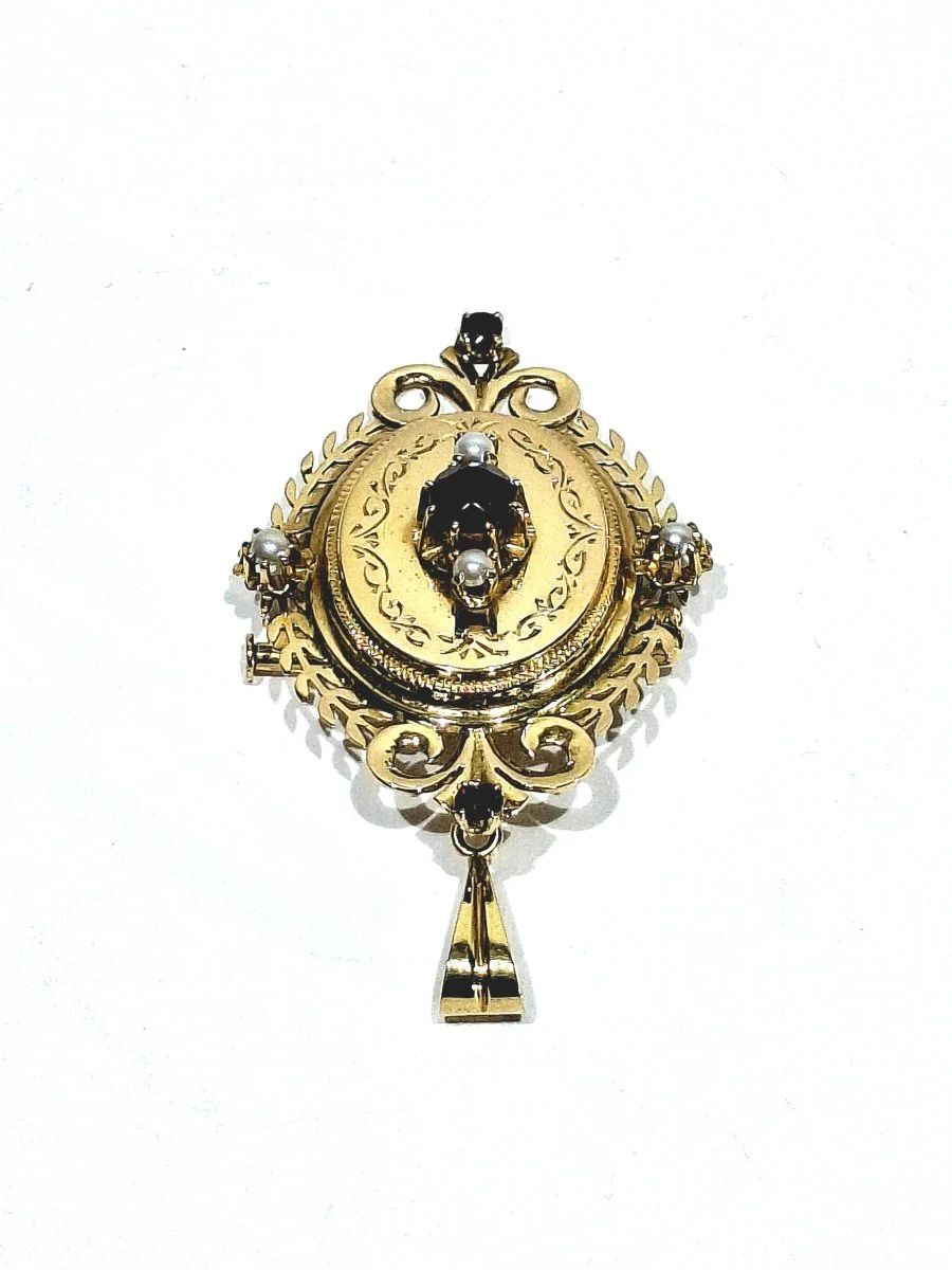 Broche Pendentif en or rose - Image 4