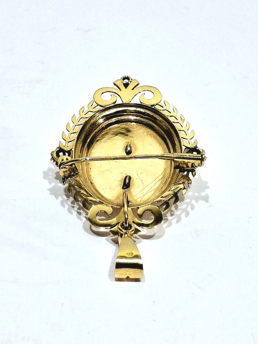 Broche Pendentif en or rose - Image 7