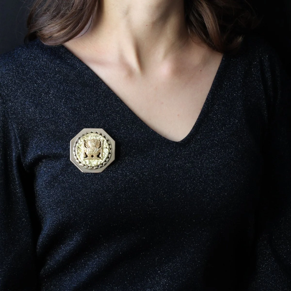 Pendentif en or jaune et or rose - Image 2
