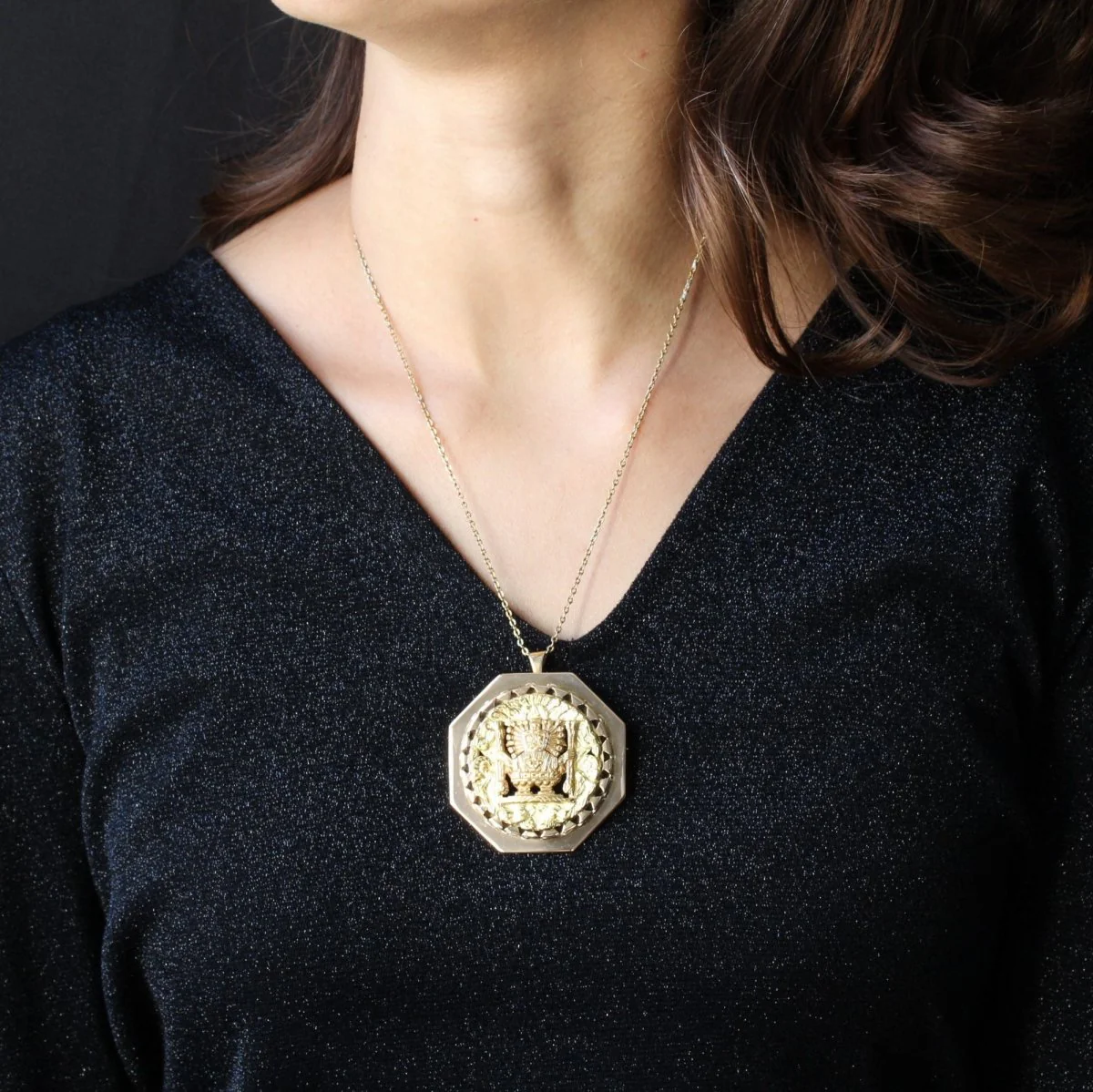Pendentif en or jaune et or rose - Image 3