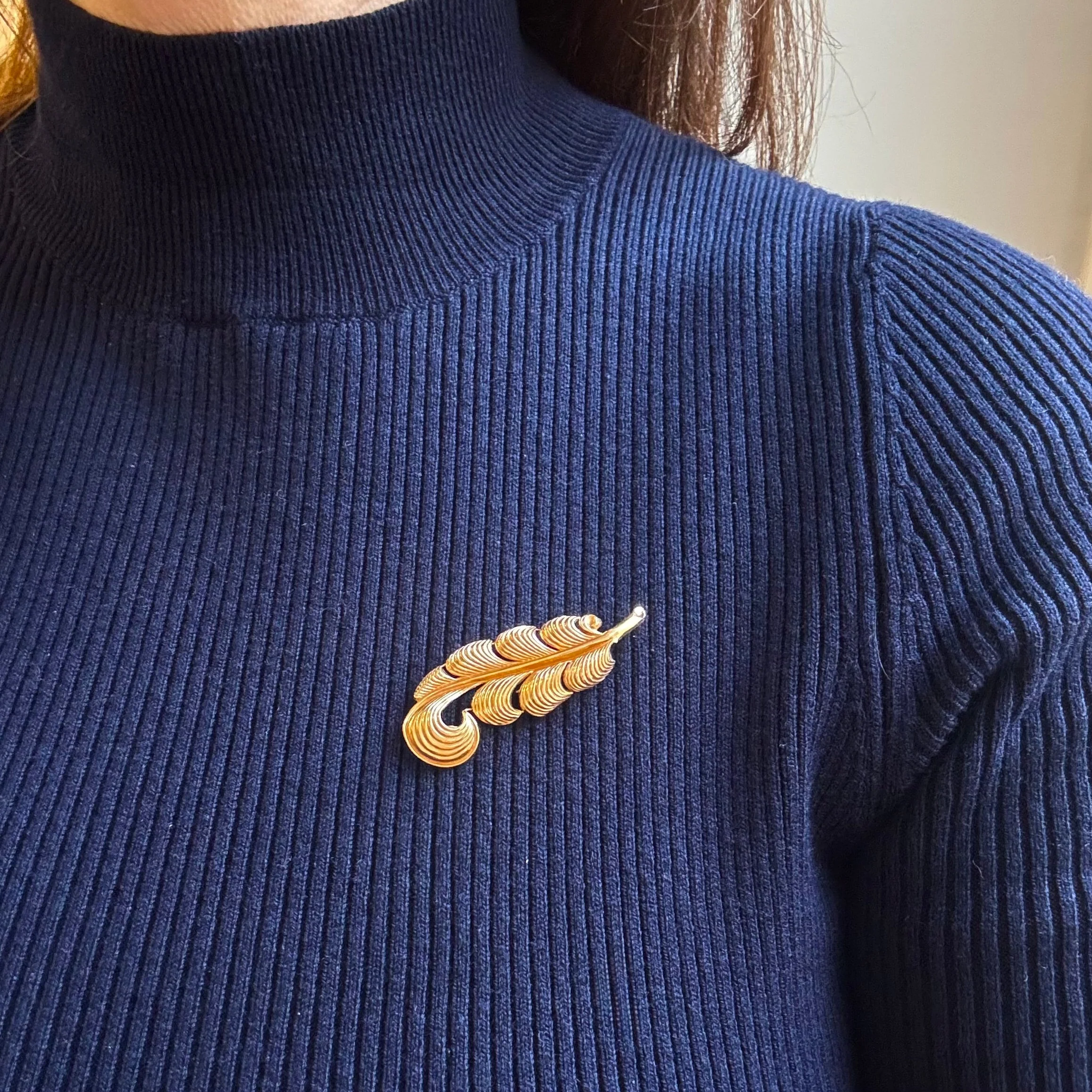 Broche Épingle en or jaune - Image 2