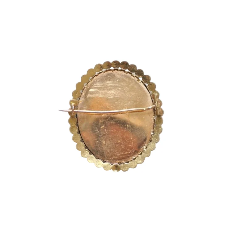 Broche Portrait en or jaune - Image 4