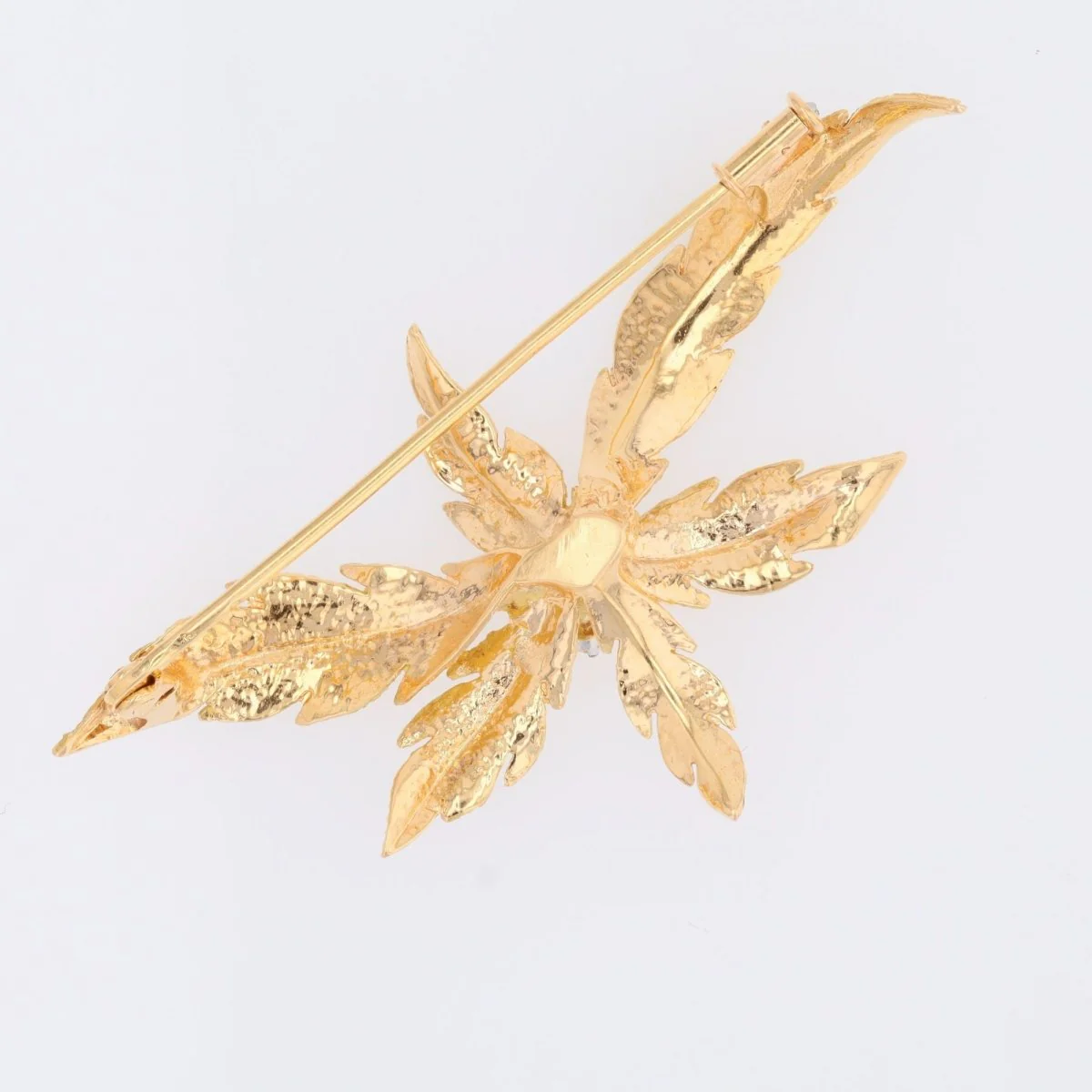 Broche vintage en or jaune et diamants - Image 9
