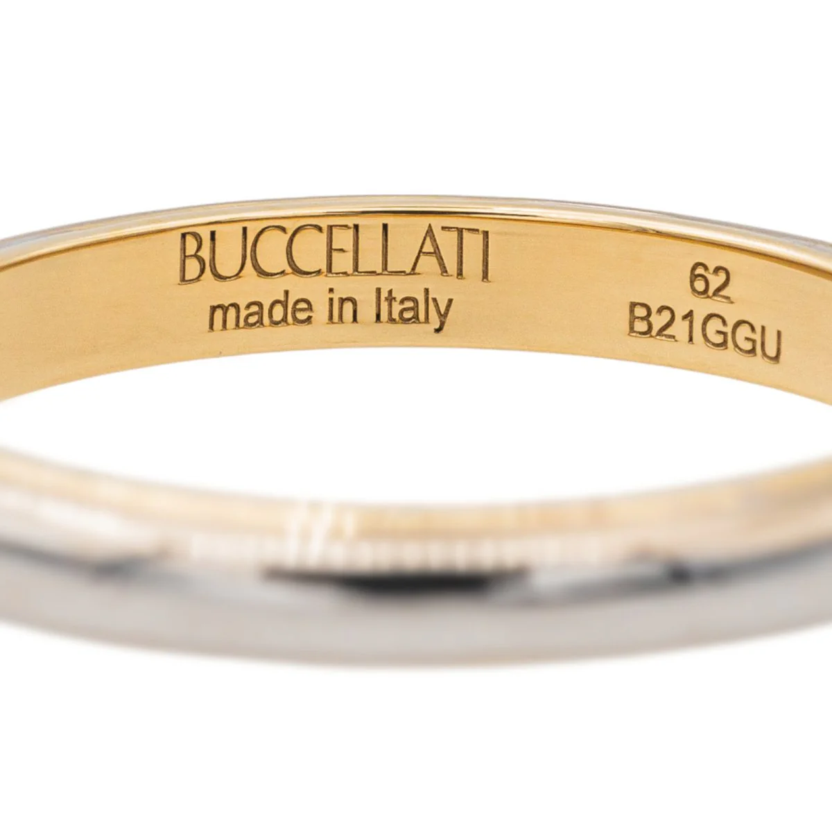 Bague Buccellati Alliance Eternelle Fedi Or blanc - Image 8