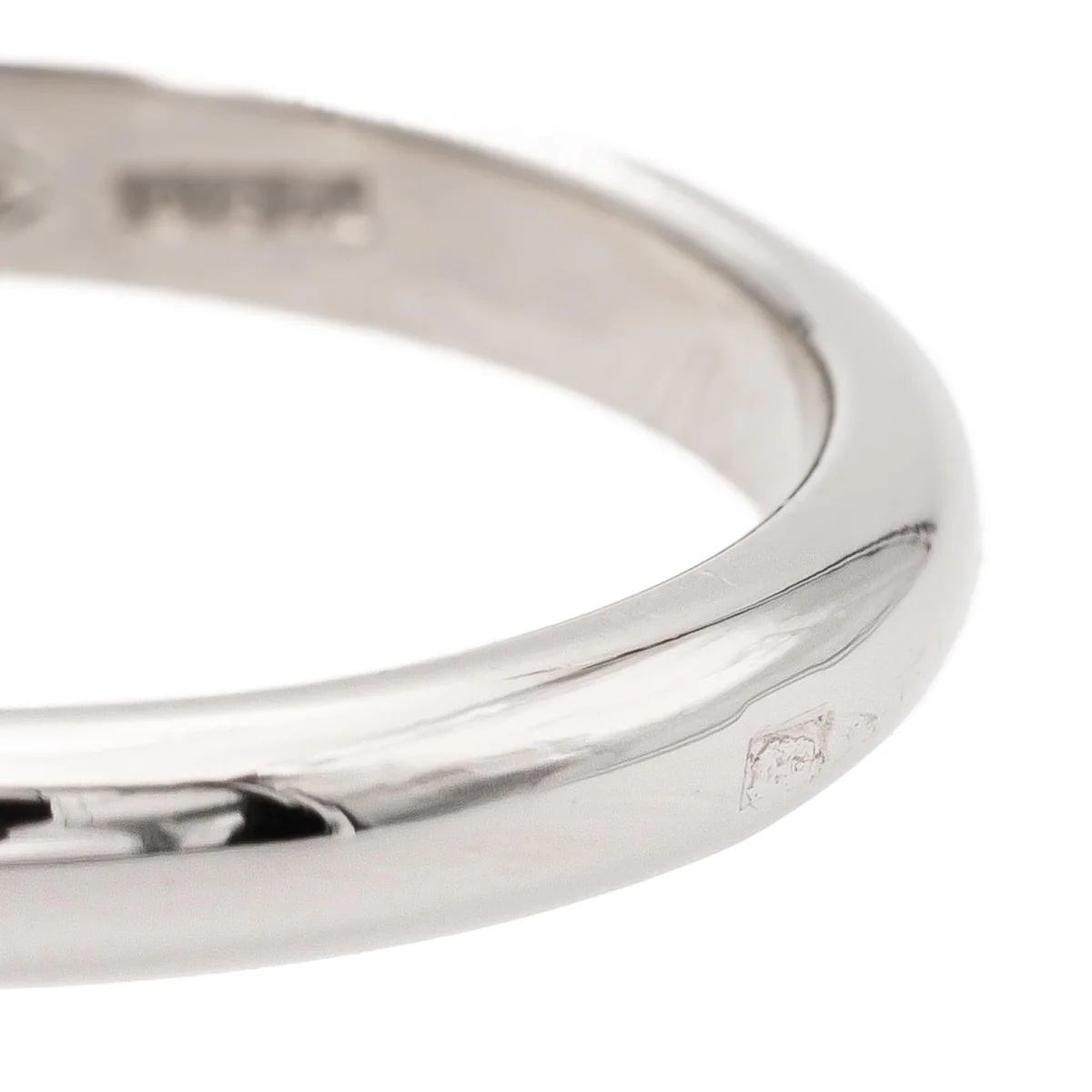 Bague Alliance BULGARI "Fedi" en platine - Image 4
