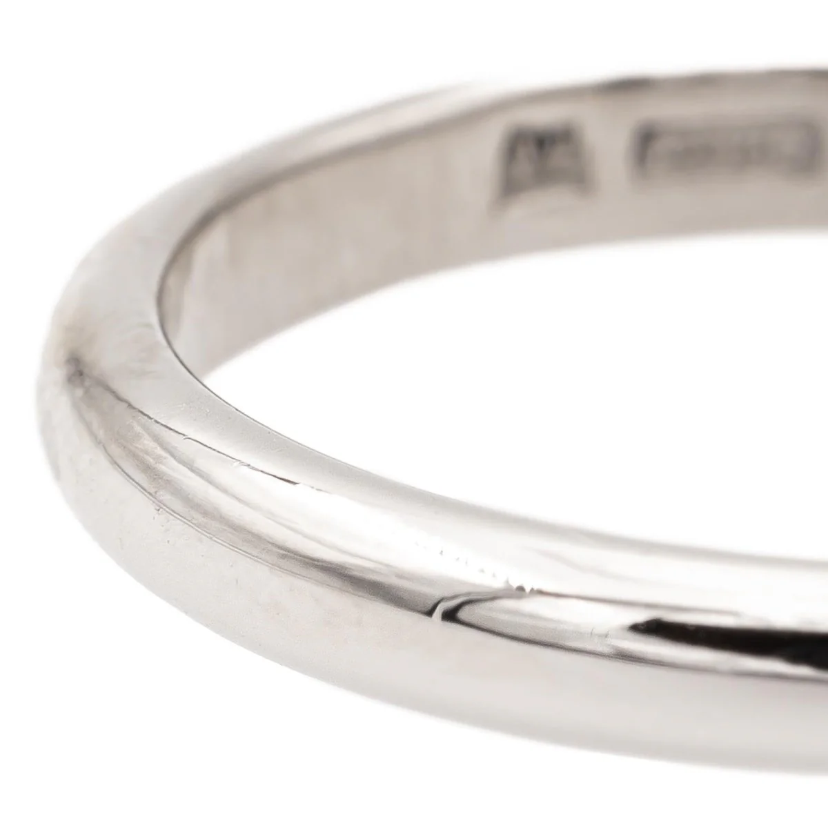 Bague Alliance BULGARI "Fedi" en platine - Image 7