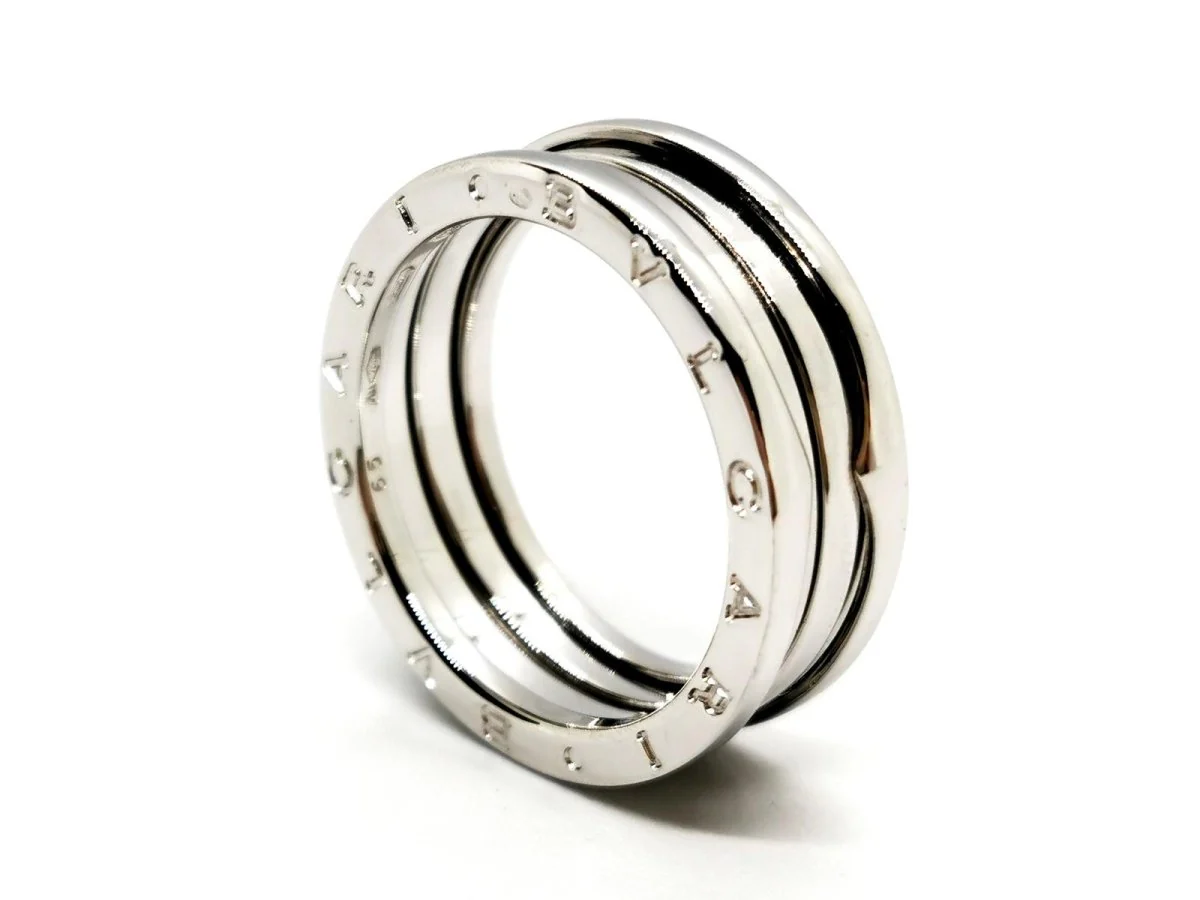 Bague Bandeau BULGARI "B.Zero1" en or blanc - Image 10
