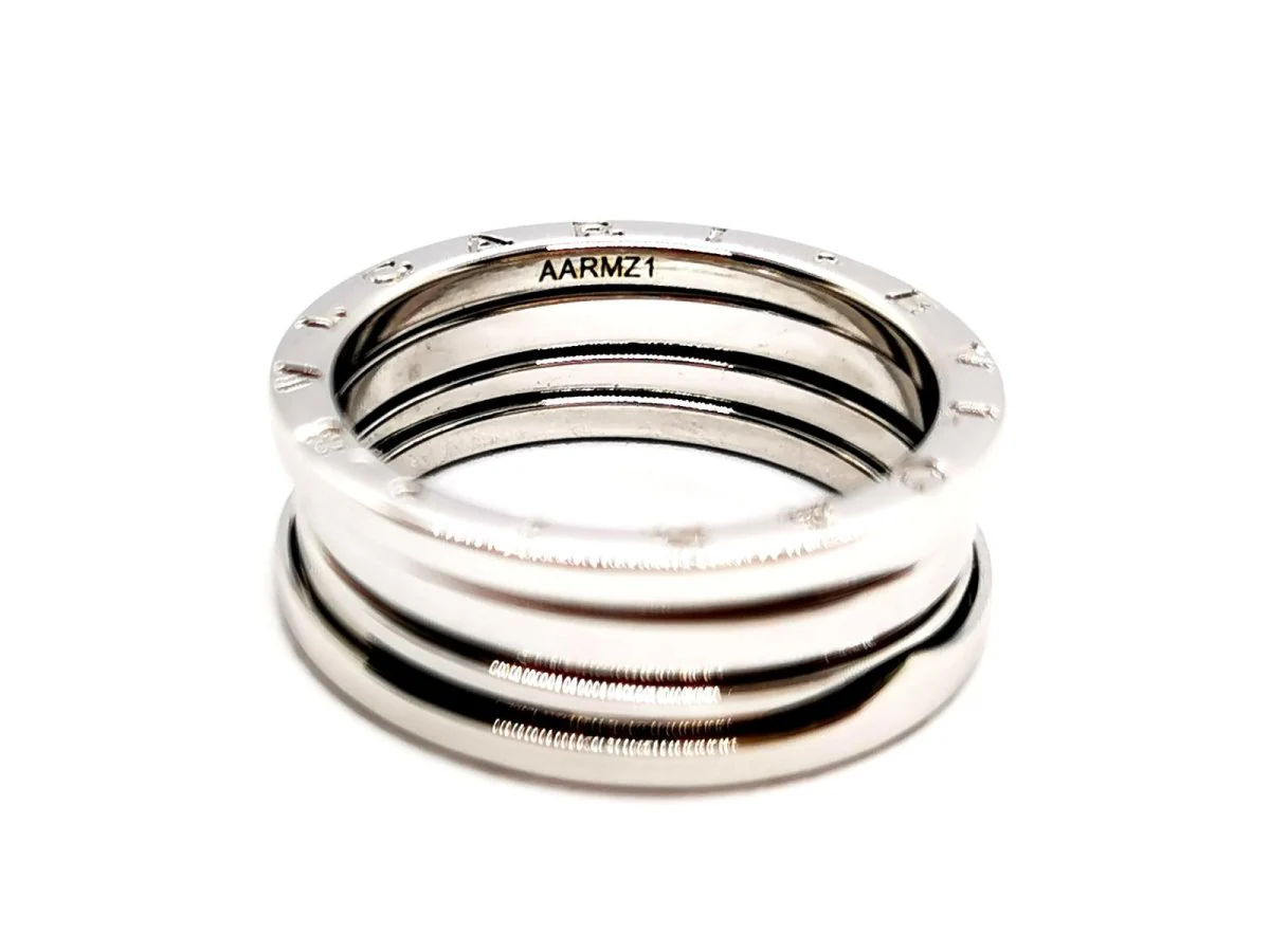 Bague Bandeau BULGARI "B.Zero1" en or blanc - Image 6