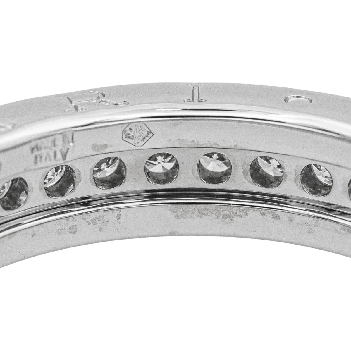Bague Alliance BULGARI "B.zero1" en or blanc et diamants - Image 7