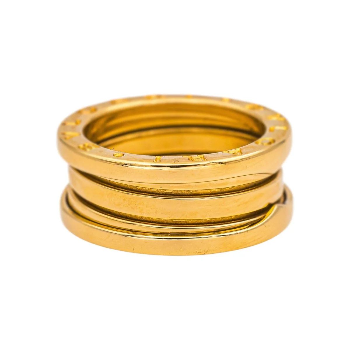 Bague Bandeau BULGARI "B.Zéro1" en or jaune - Image 3
