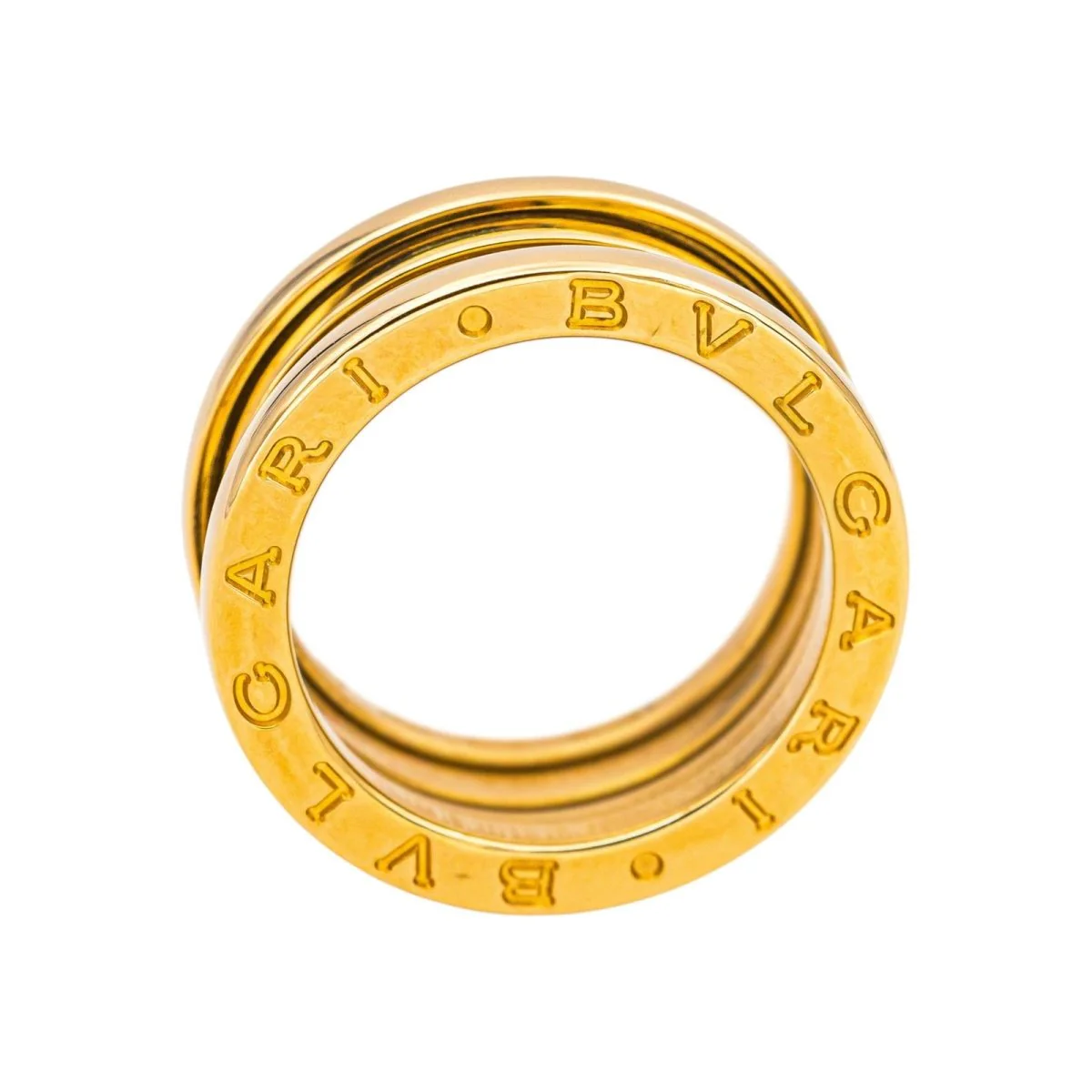 Bague Bandeau BULGARI "B.Zéro1" en or jaune - Image 6