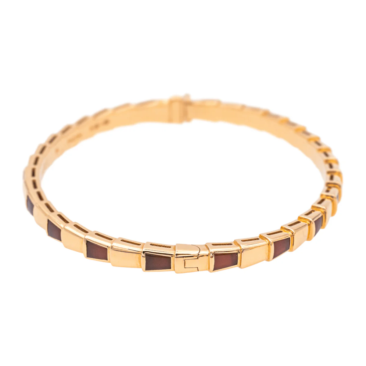 Bracelet BULGARI "Serpenti" en or rose et cormaline - Image 3
