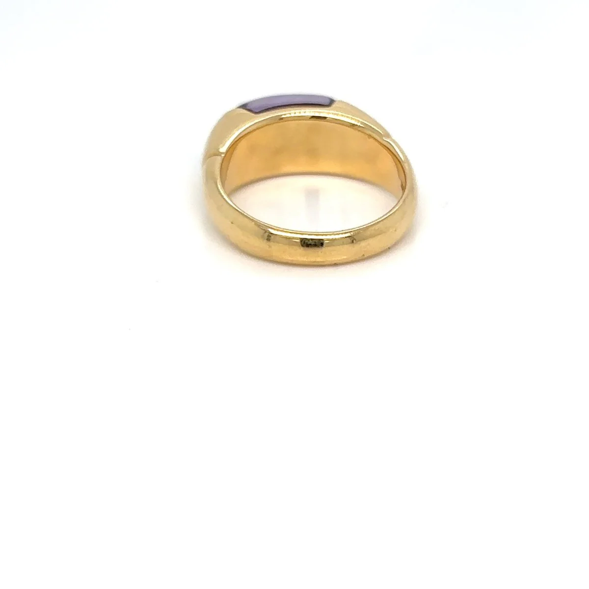 Vintage Bulgari “Celtaura” Ring – 18k Yellow Gold & Amethyst – Circa 1980 - Image 2