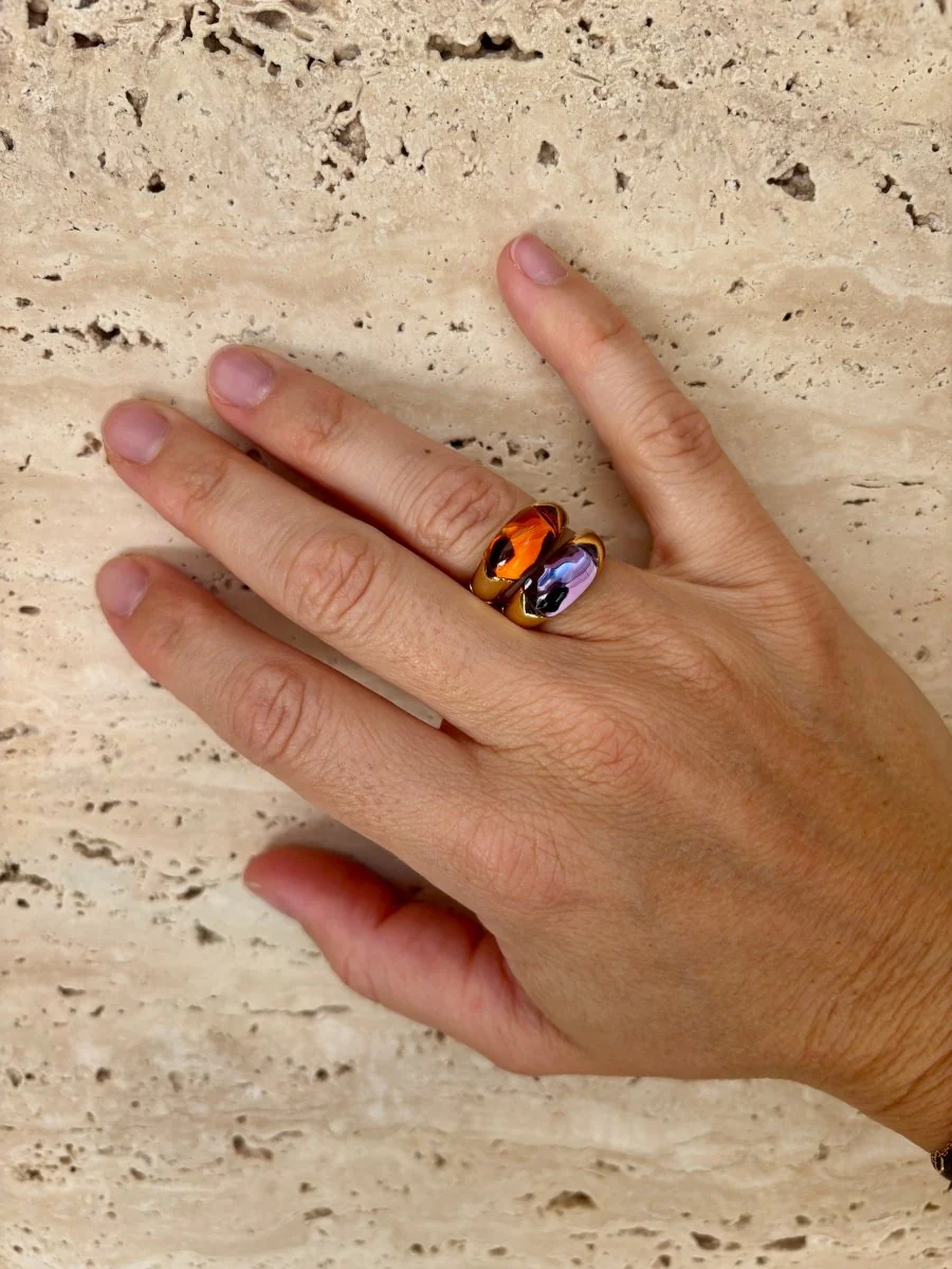 Vintage Bulgari “Celtaura” Ring – 18k Yellow Gold & Amethyst – Circa 1980 - Image 6
