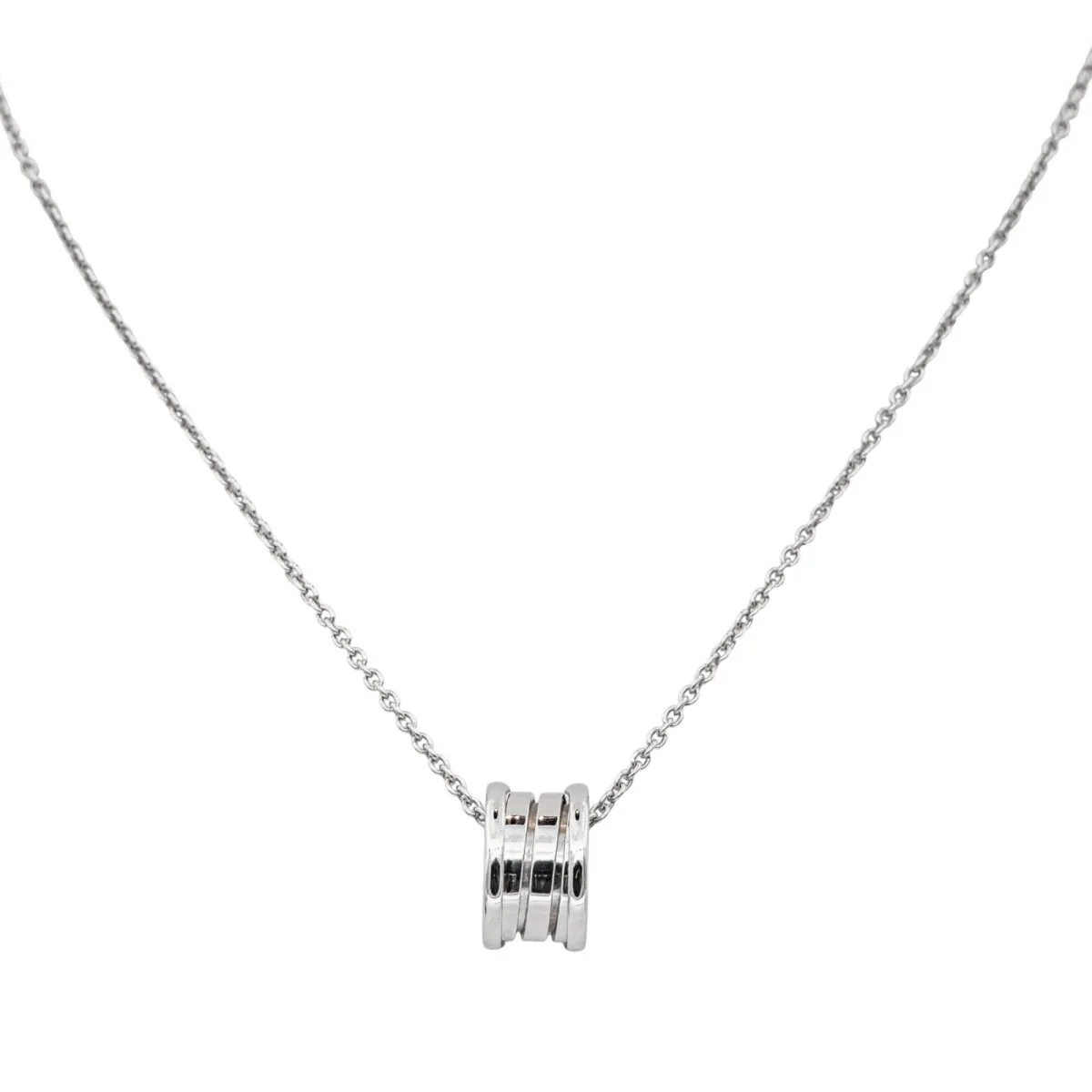 Collier Pendentif BULGARI "B.Zero 1" en or blanc