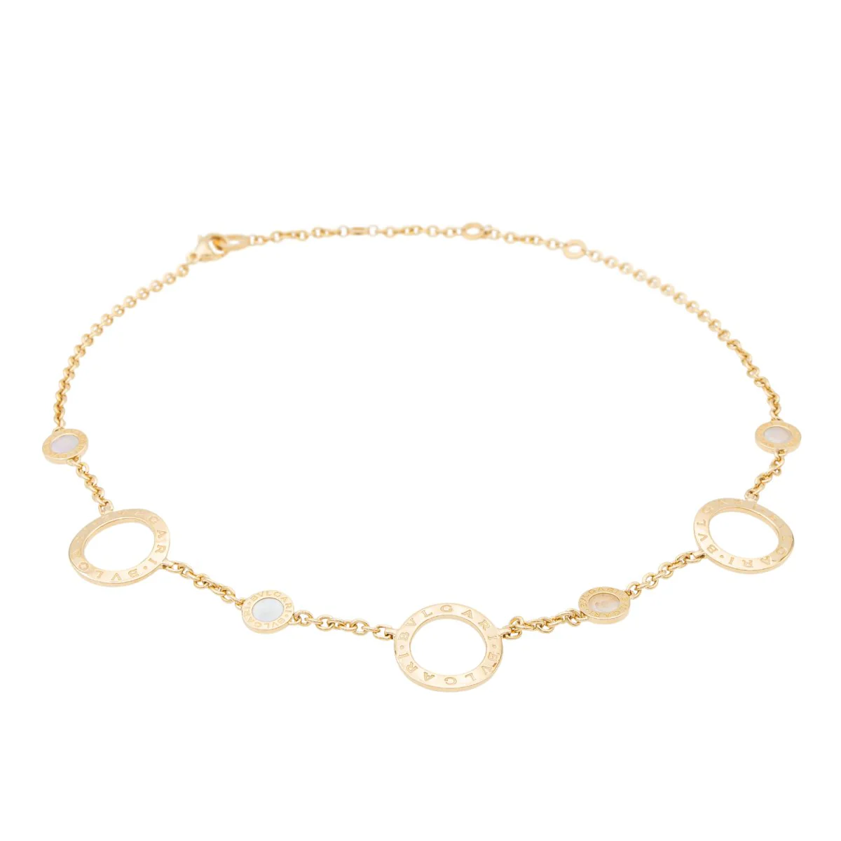 Collier BULGARI "Bulgari Bulgari" en or jaune et nacre - Image 3