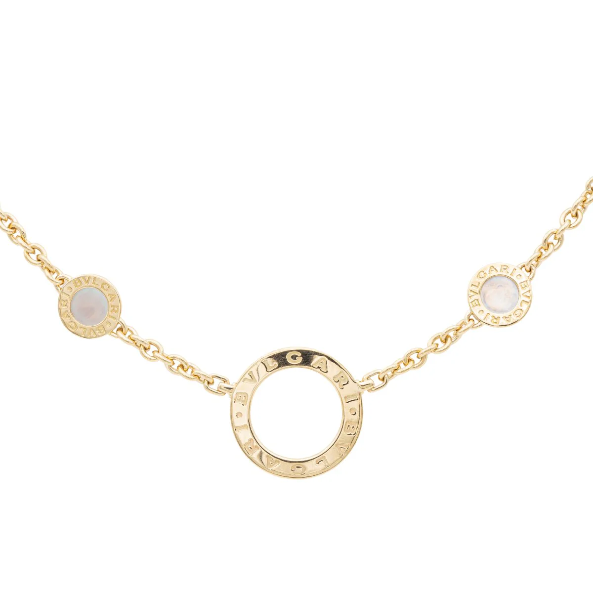 Collier BULGARI "Bulgari Bulgari" en or jaune et nacre - Image 5