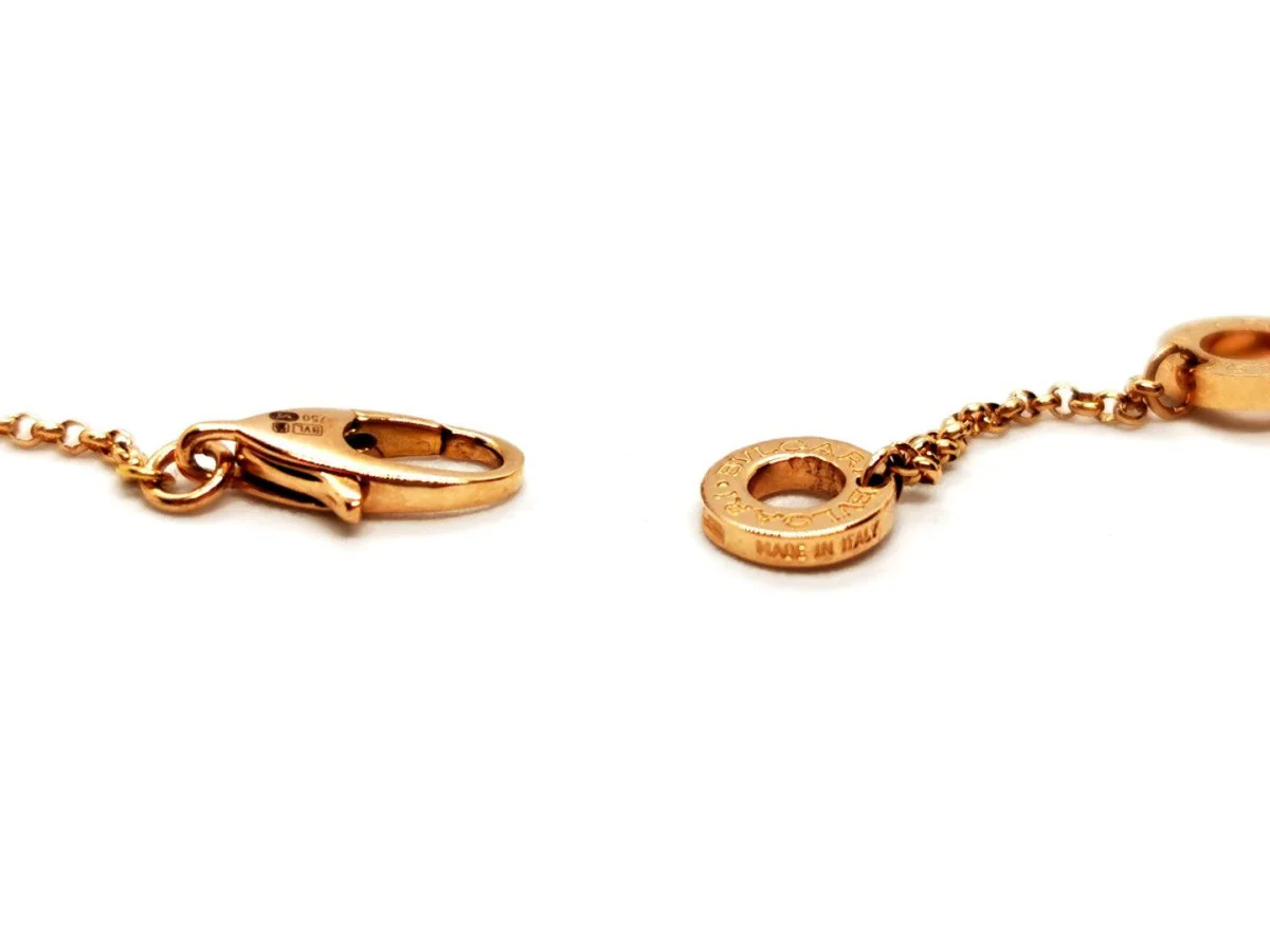 Bulgari Collier Coeur Cuore Or rose Diamant - Image 11