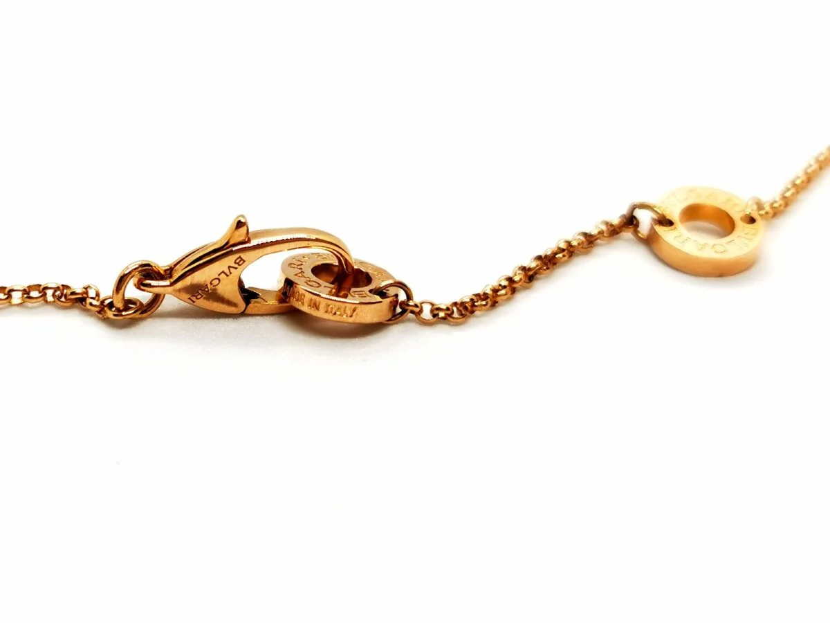 Bulgari Collier Coeur Cuore Or rose Diamant - Image 4