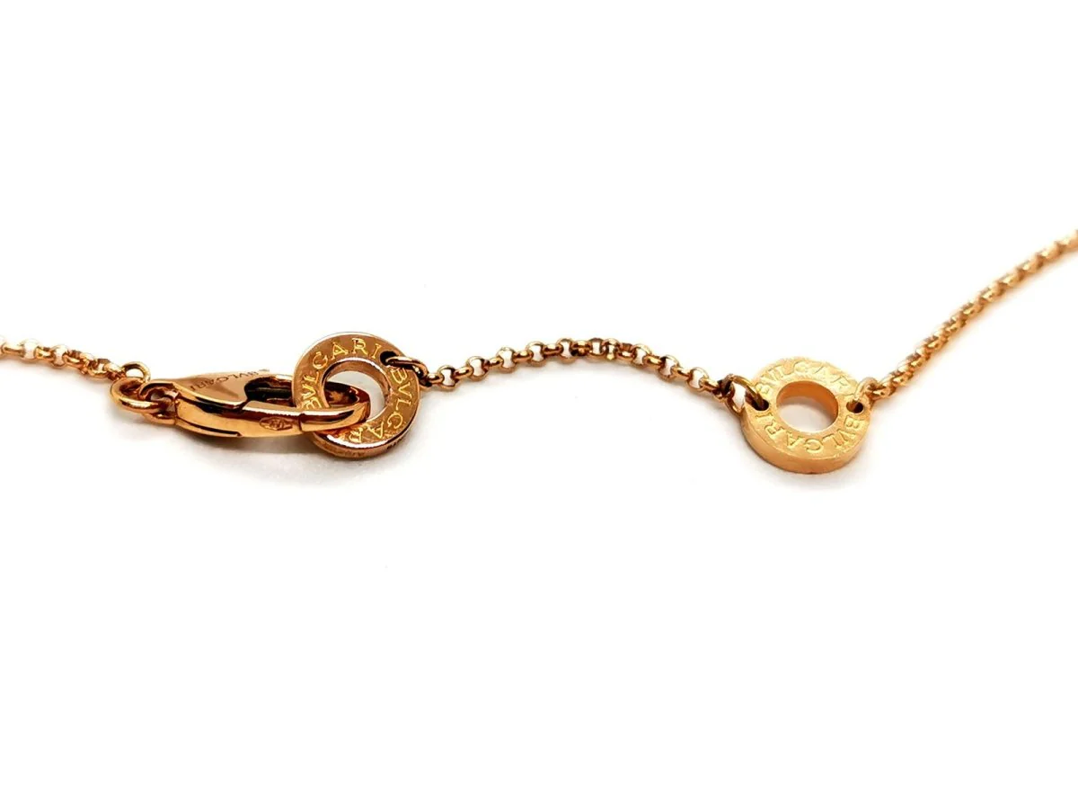Bulgari Collier Coeur Cuore Or rose Diamant - Image 5