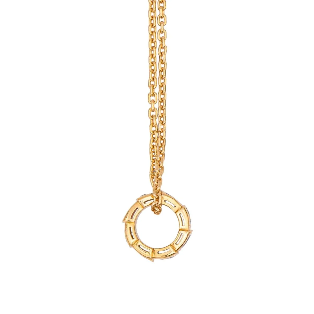 Collier BULGARI "Vipère" en or rose, cornaline et diamants - Image 4