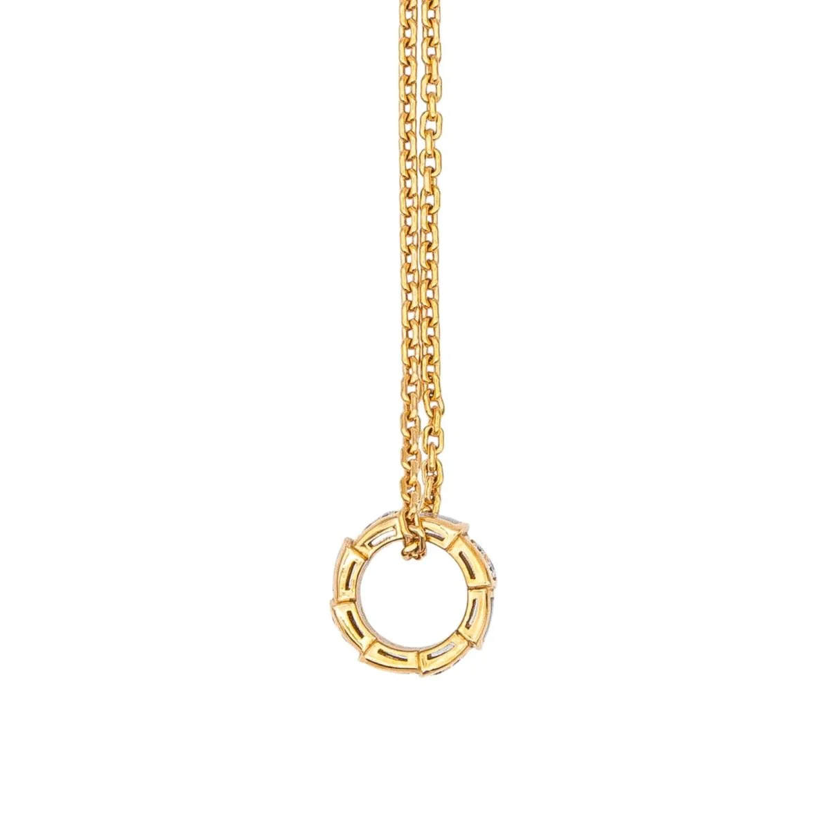 Collier BULGARI "Vipère" en or rose, nacre et diamants - Image 4