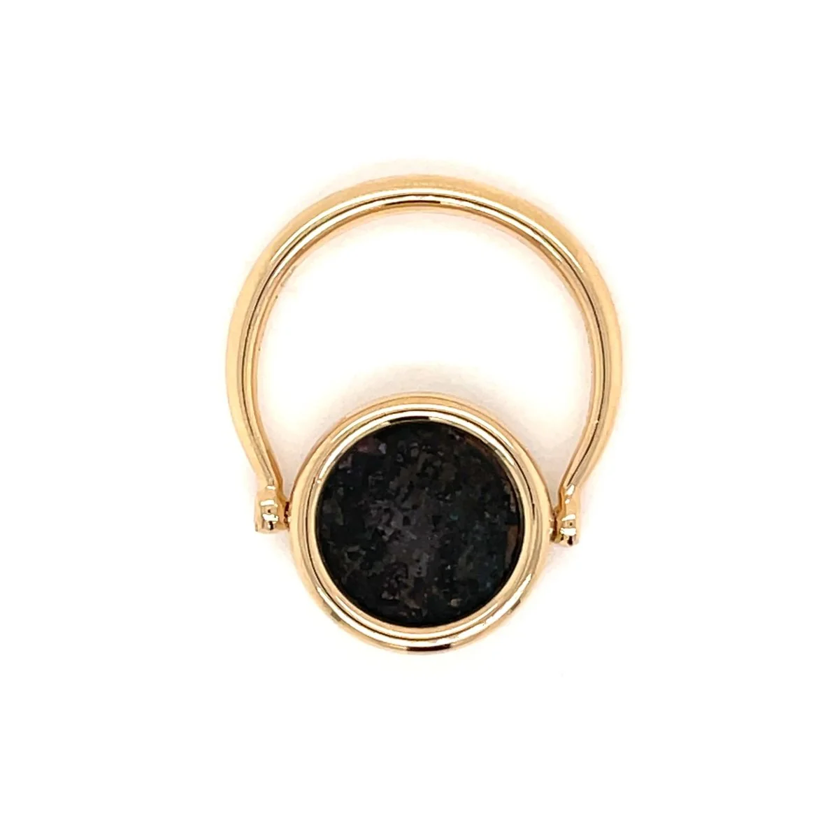 Bulgari Ancient Coin Gold Flip Ring