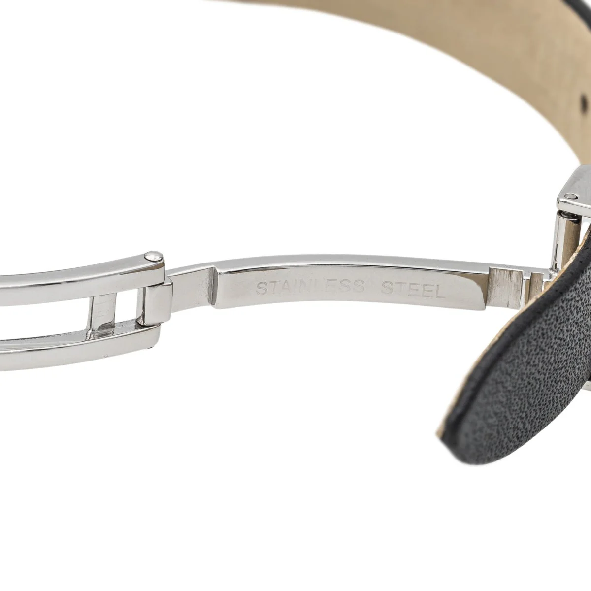 Montre BULGARI "B.Zéro1" en acier, cuir et diamants - Image 8