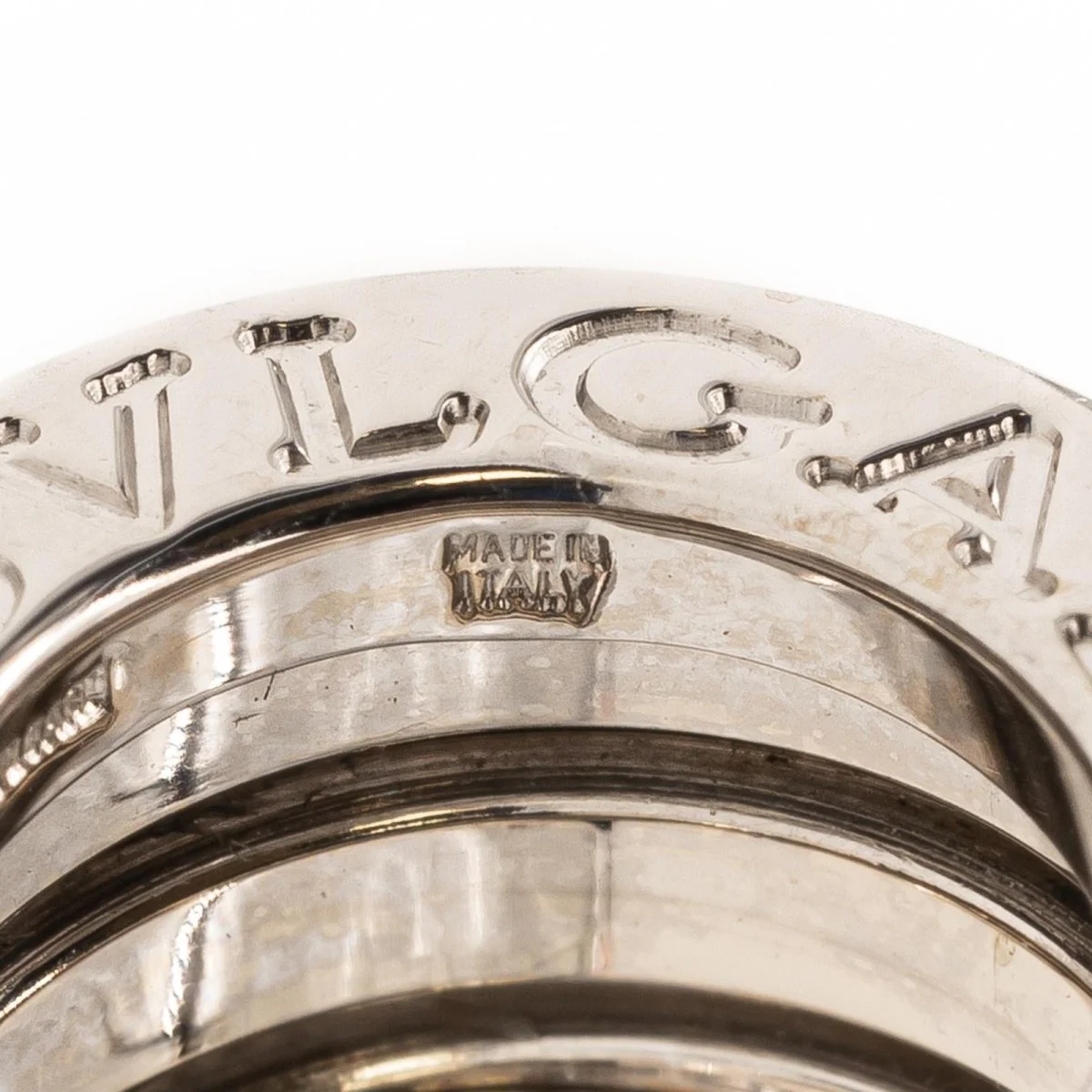 Bague Bandeau BULGARI "B.Zero1" en or blanc - Image 6
