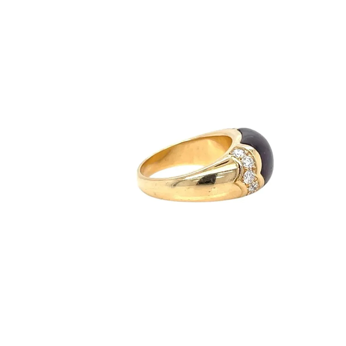 Bague BULGARI en or jaune et tourmaline rose - Image 4