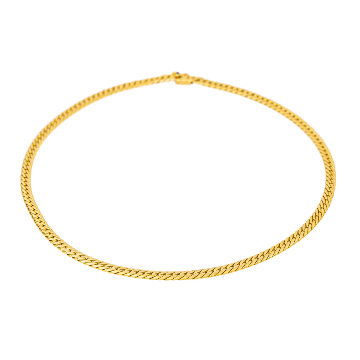 Collier Maille CAPLAIN PARIS en or jaune et saphir - Image 3
