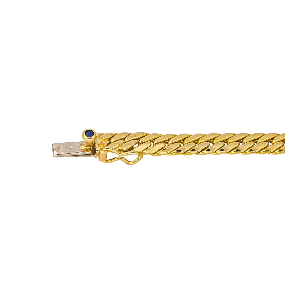 Collier Maille CAPLAIN PARIS en or jaune et saphir - Image 7