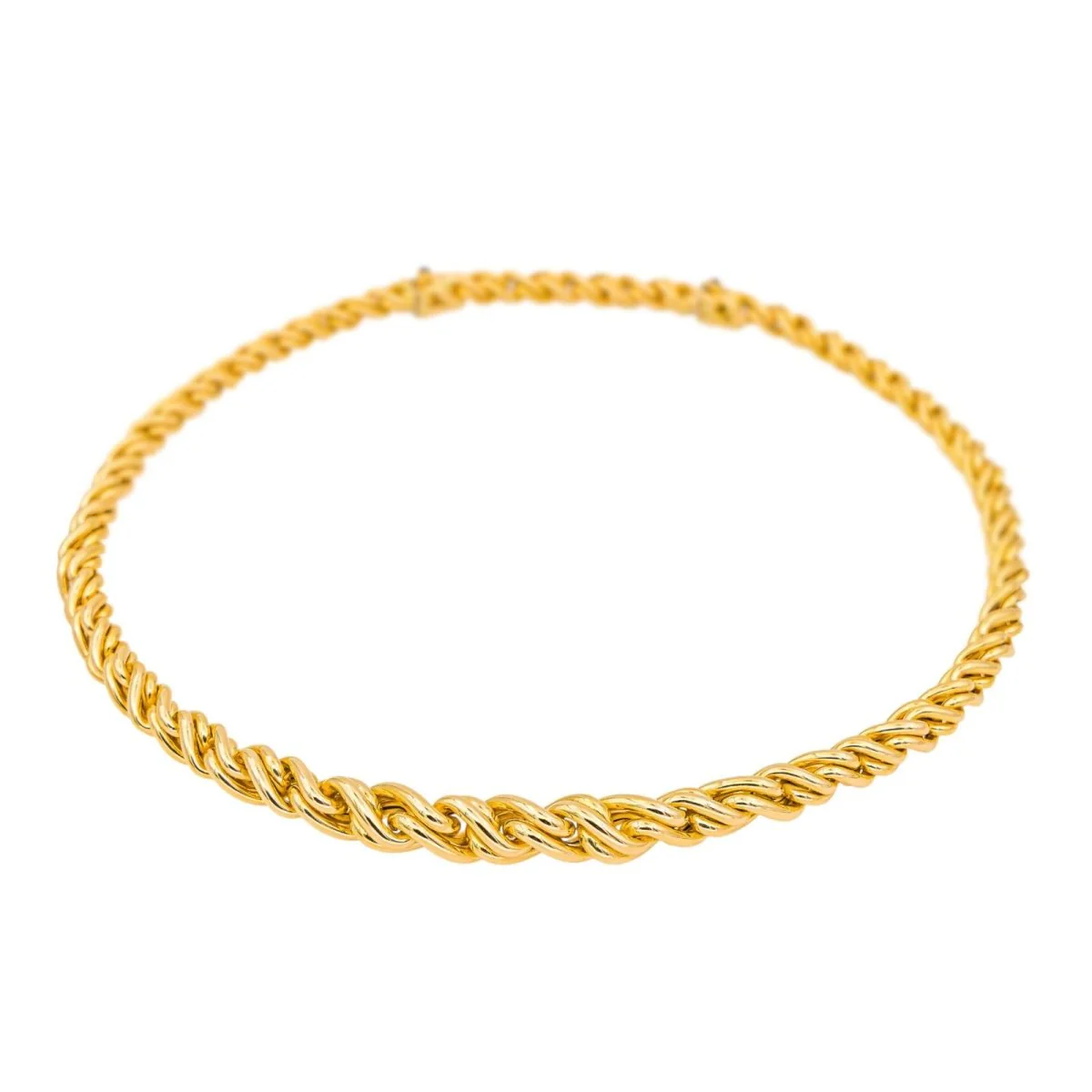 Collier Maille CAPLAIN en or jaune et saphir - Image 3