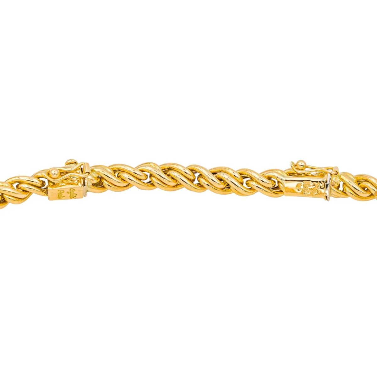 Collier Maille CAPLAIN en or jaune et saphir - Image 5
