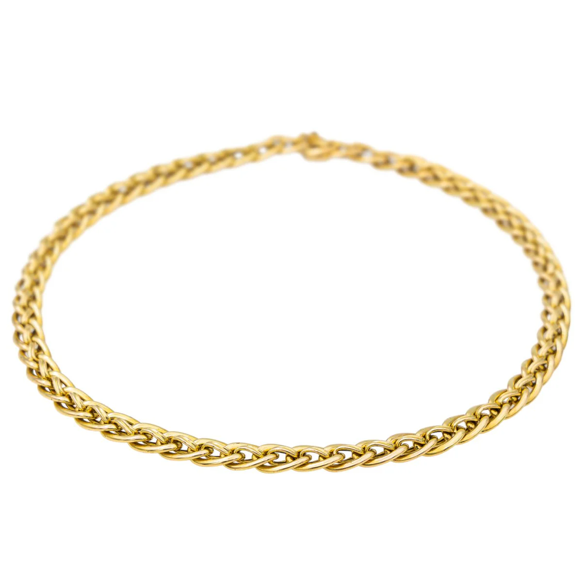 Collier Maille souple CAPLAIN SAINT ANDRÉ en or jaune