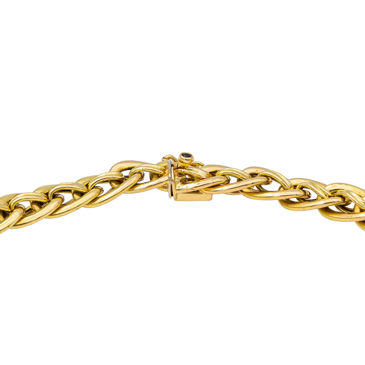 Collier Maille souple CAPLAIN SAINT ANDRÉ en or jaune - Image 4