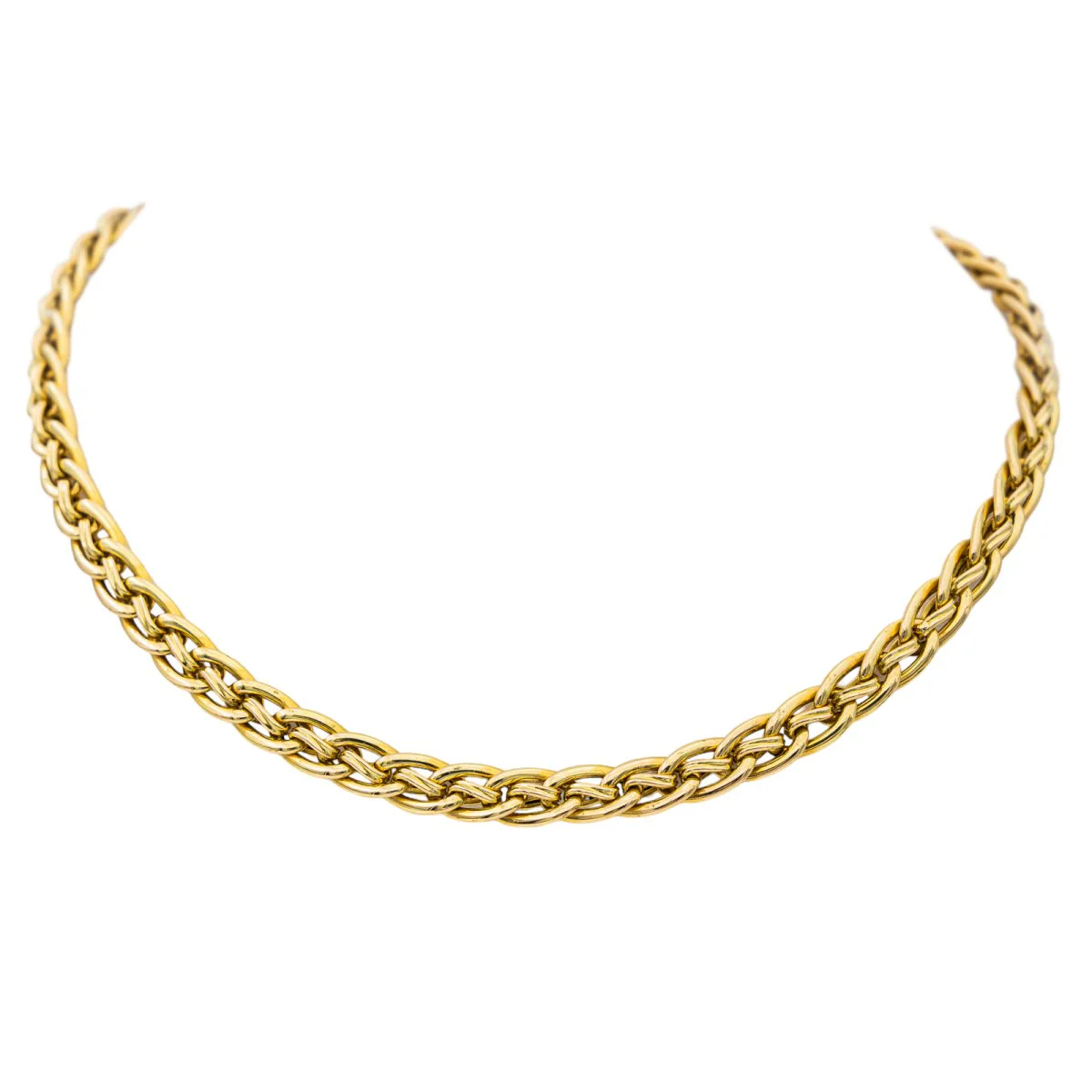 Collier Maille souple CAPLAIN SAINT ANDRÉ en or jaune - Image 7