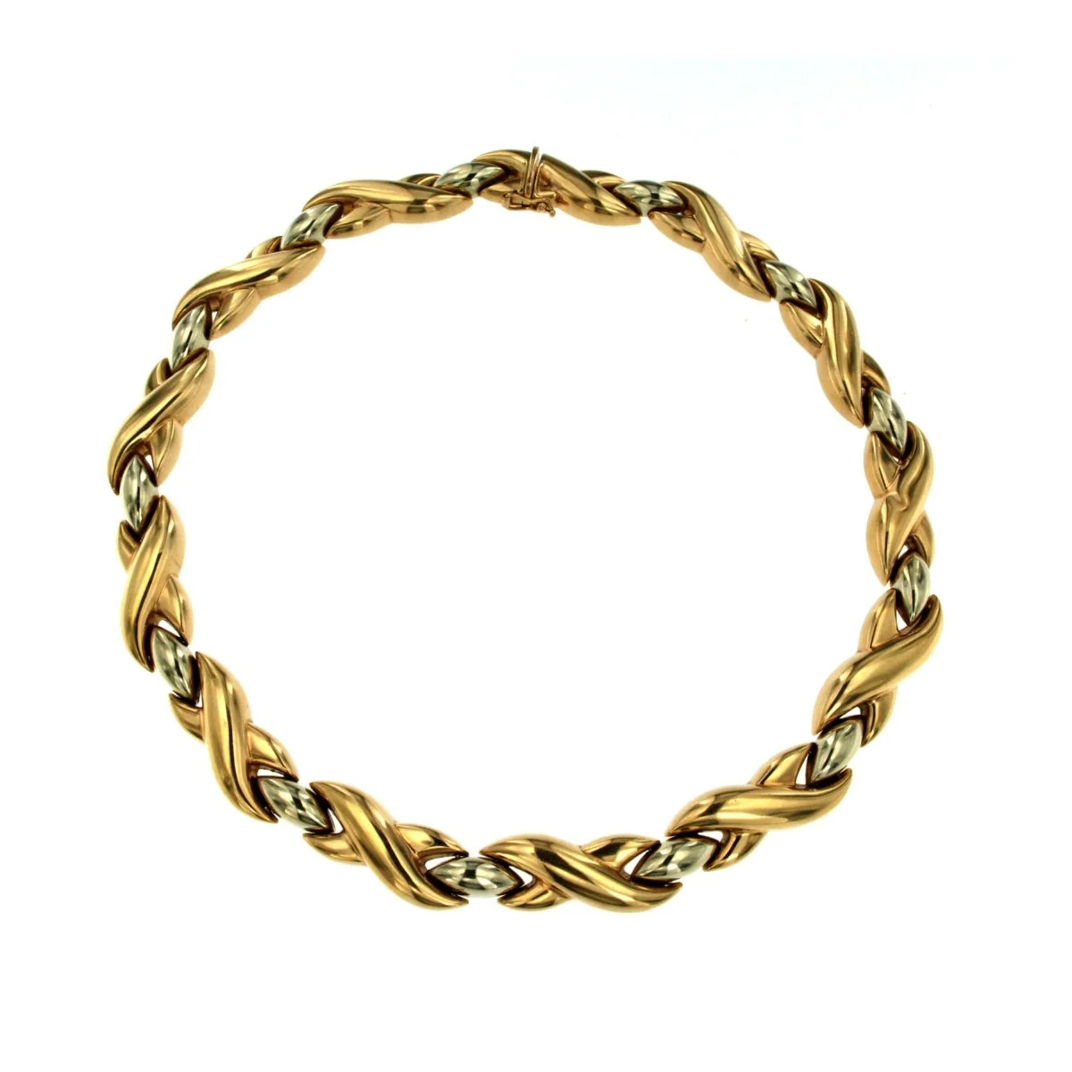 Cartier 18k Bi-color Gold Link Necklace