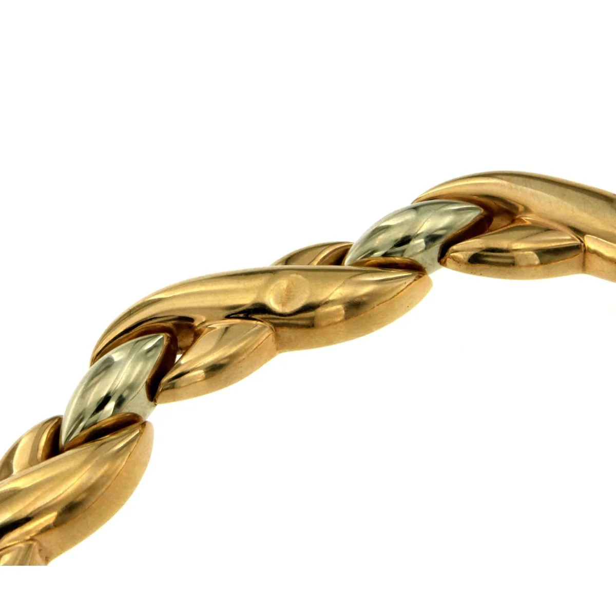 Cartier 18k Bi-color Gold Link Necklace - Image 3