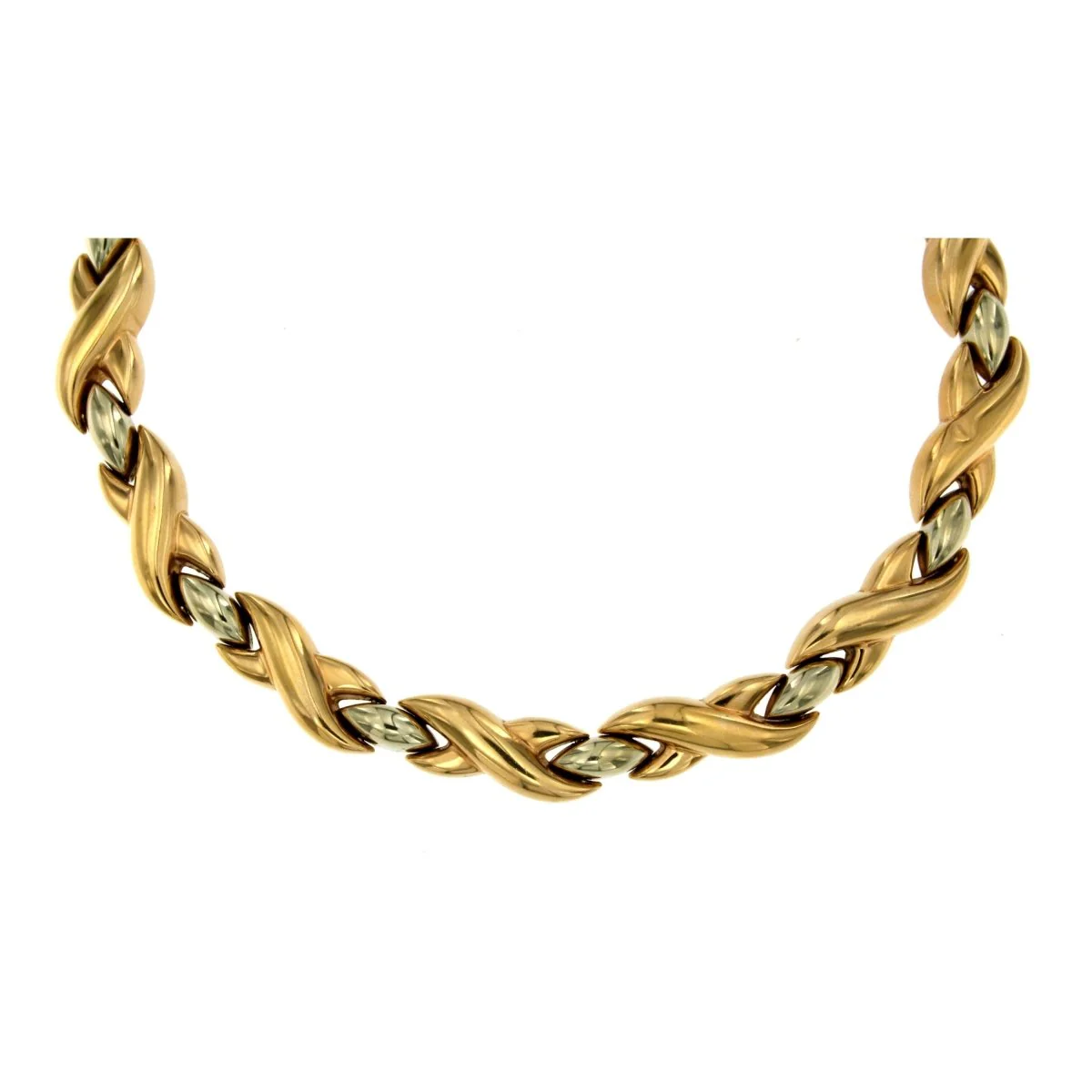 Cartier 18k Bi-color Gold Link Necklace - Image 5
