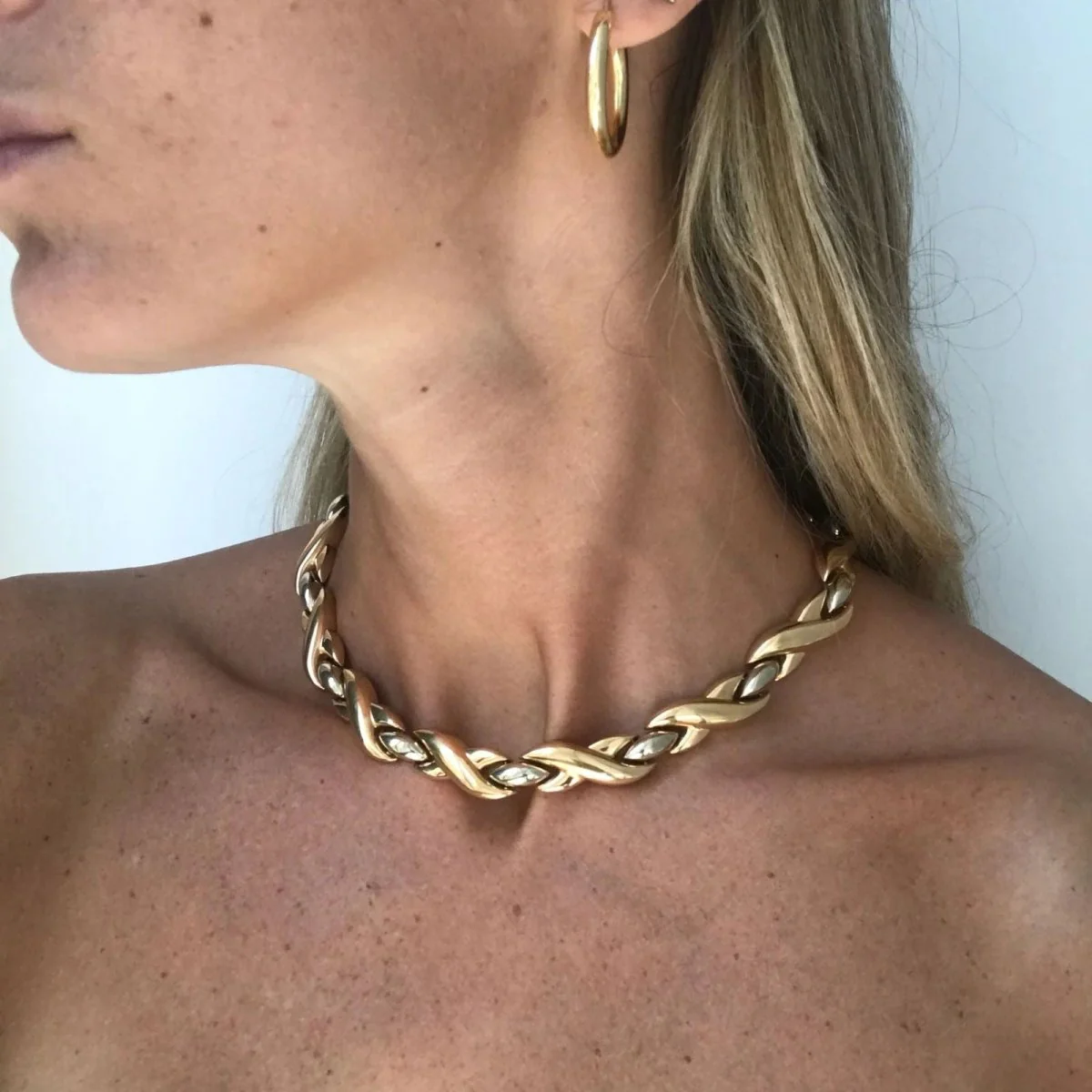 Cartier 18k Bi-color Gold Link Necklace - Image 8