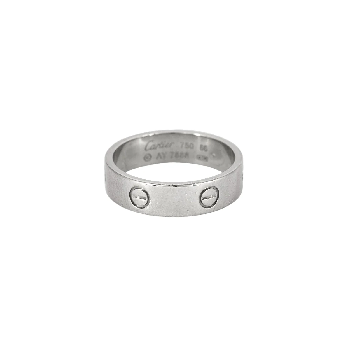 Bague Alliance CARTIER "Love" en or blanc