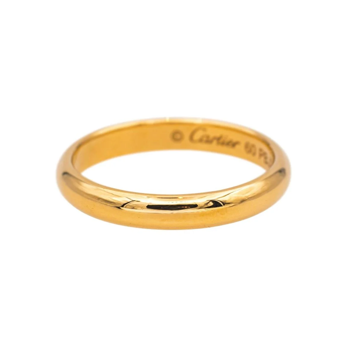 Bague Alliance CARTIER en or jaune - Image 4