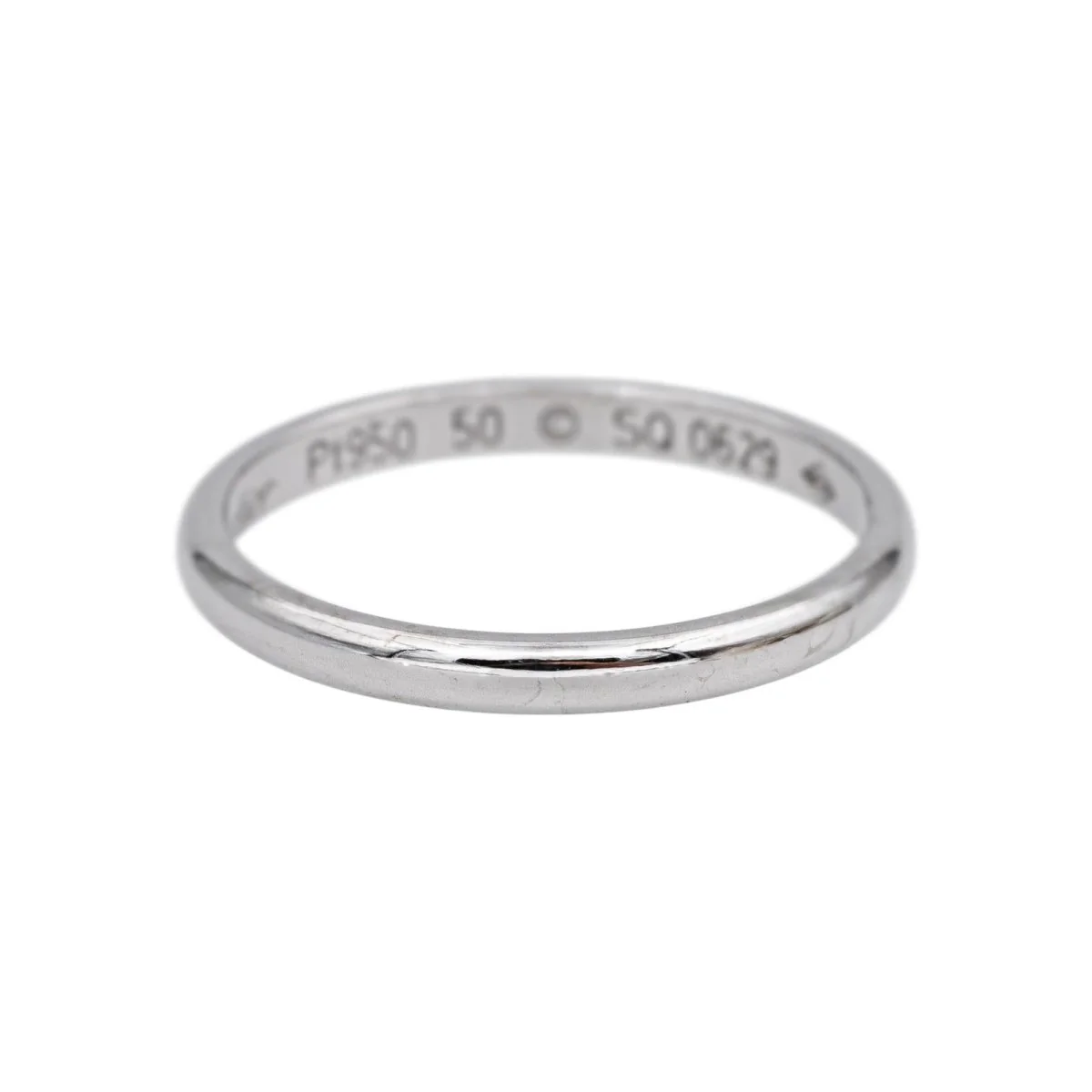 Bague Alliance CARTIER "1895" en platine - Image 4